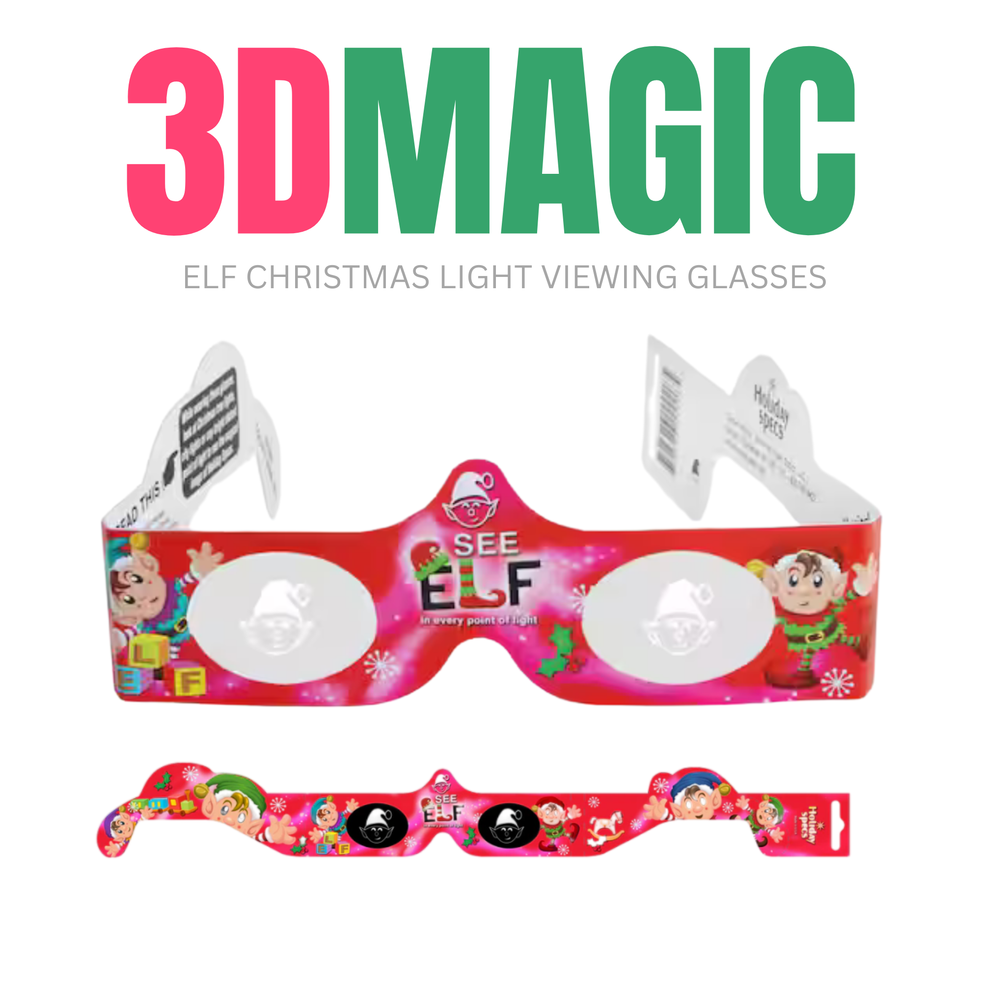 MAGIC 3D ELF GLASSES – The Boxed Elf Co.
